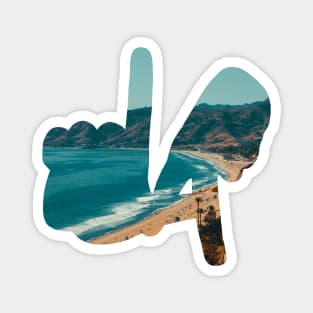 LA Hands, Beach v2 Magnet