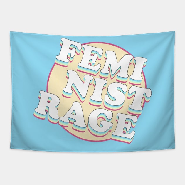 FEMINIST RAGE! Tapestry by Xanaduriffic