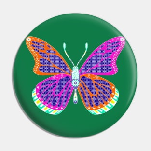 ecopop butterfly in mexican totonac patterns arts Pin