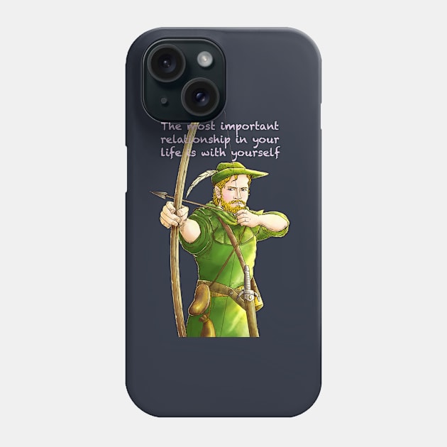 The most important relationship in your life is with yourself Phone Case by reynoldjay