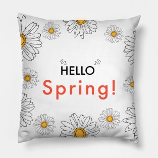 Hello spring Pillow