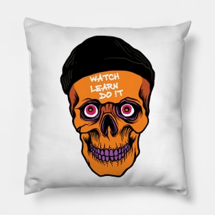 Skull Quote Pillow
