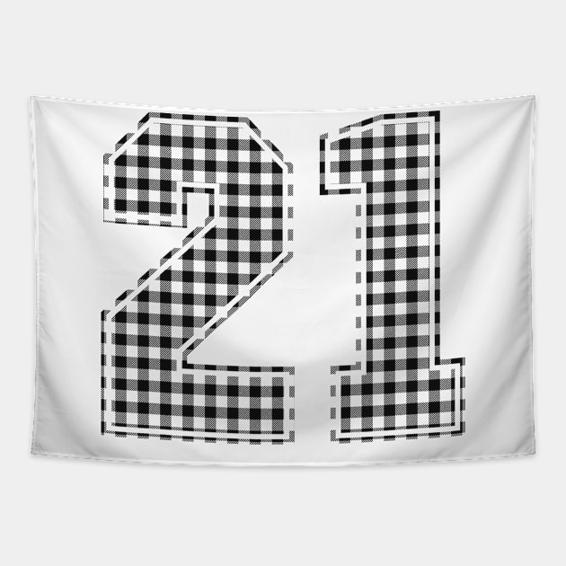 Plaid Number - 21 - Dark Tapestry by tavare