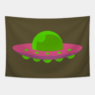 UFO Sticker Tapestry