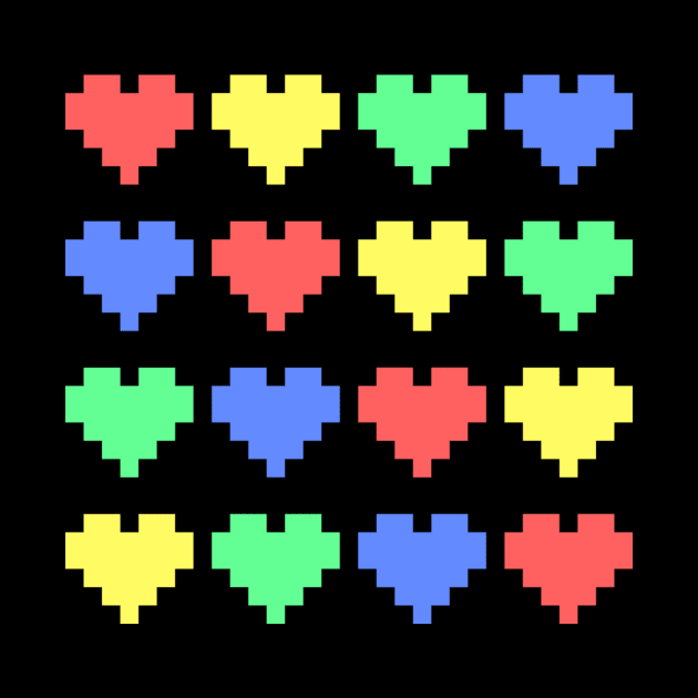 Pixel Hearts by Harriet Parnell