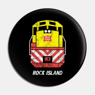 Vintage Rock Island Railroad Train Engine Pin