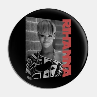 rihanna short blonde hair - monochrome style Pin