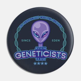 Alien Geneticists Team Pin