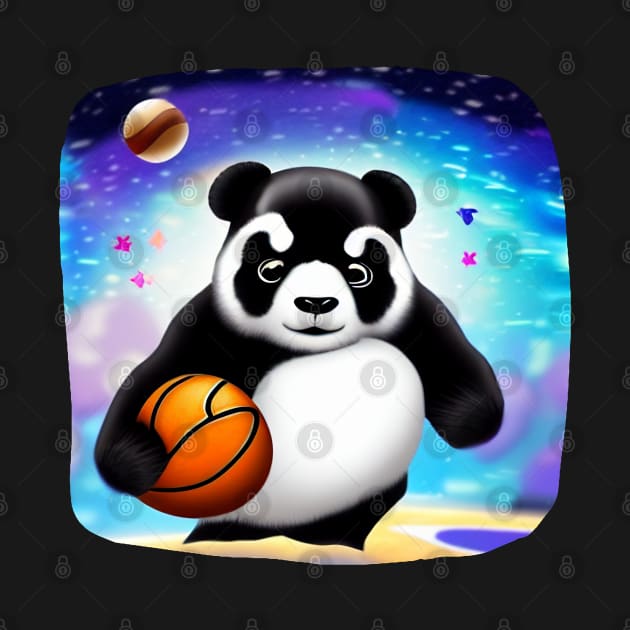 Big Panda Play Basket on Mars by Suga Collection