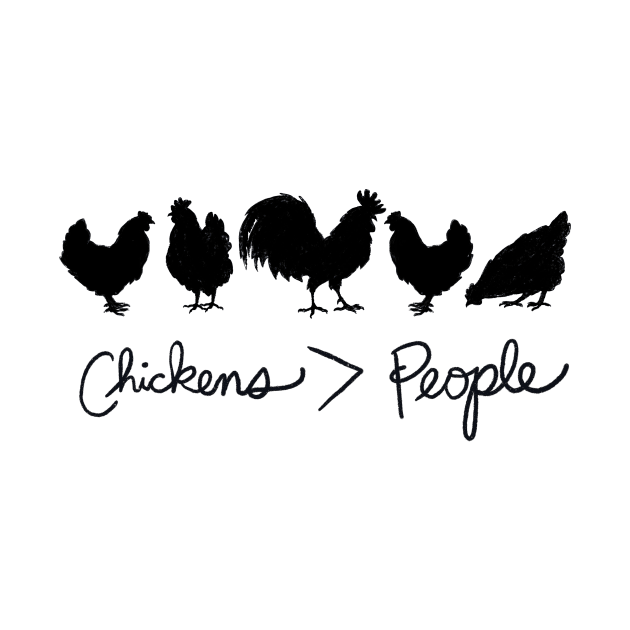 Chickens > People by IllustratedActivist