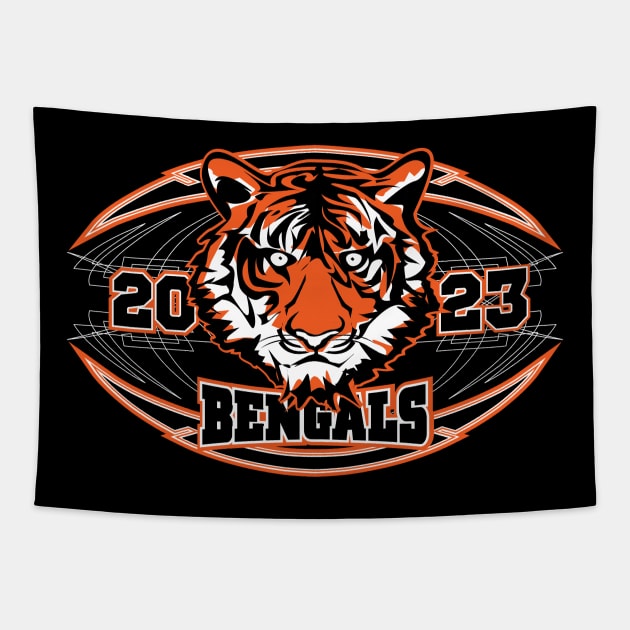 Bengals 2023 Tapestry by Shawn 