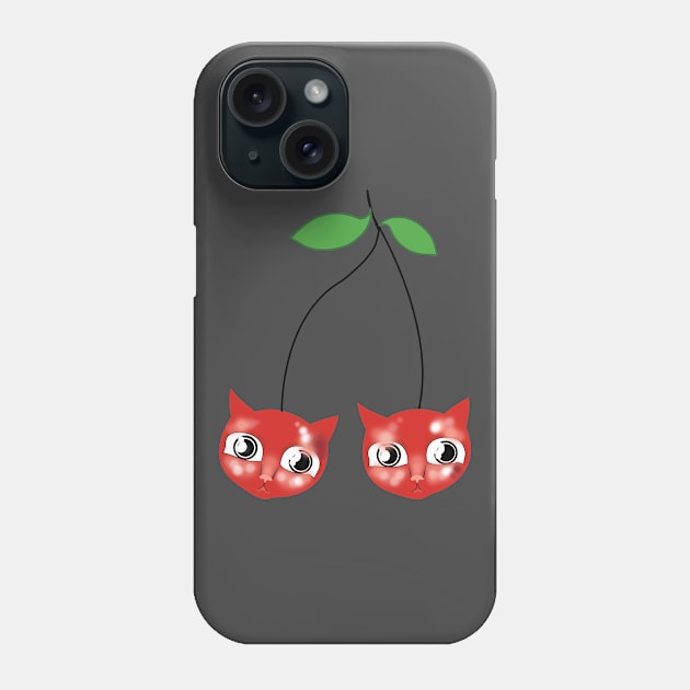 cherries Phone Case by new eccentrics