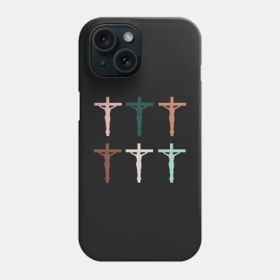 Terracotta Pallet Crucifix Sticker Set Phone Case