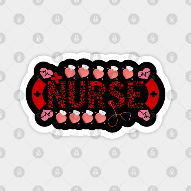 Nurse Magnet by Creatifly Graphic Tees
