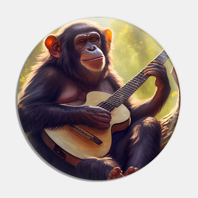 Musical Monkey Pin by MarkColeImaging