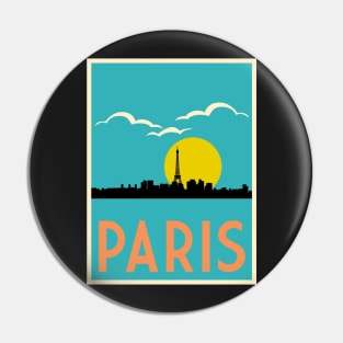 Paris, France, Travel Poster Pin