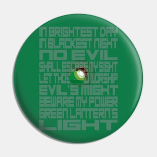 In Brightest Day Pin