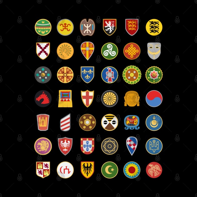 Civilizations emblems by Koyaanisqatsian