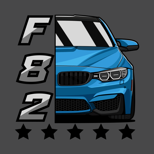 Blue M4 F82 by dipurnomo