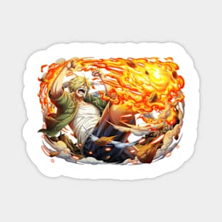 Vinsmoke Sanji with Fire Leg Magnet