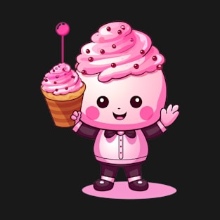 kawaii Ice cream  T-Shirt cute Candy food gilrl funny T-Shirt