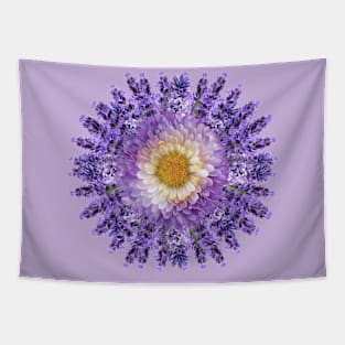 Purple Flower Mandala Women Kids Tapestry