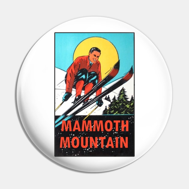 Mammoth Mountain California Vintage Pin by Hilda74