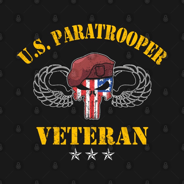 US Paratrooper Army Veteran Airborne Division Veterans Day Gift by floridadori