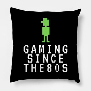 Gaming Since the 80s Retro Gamer Arcade Console Pillow