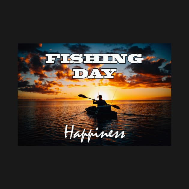 fishing shirt, fishing day happiness, hunting and fishing, fishing gift for men by Hercules t shirt shop