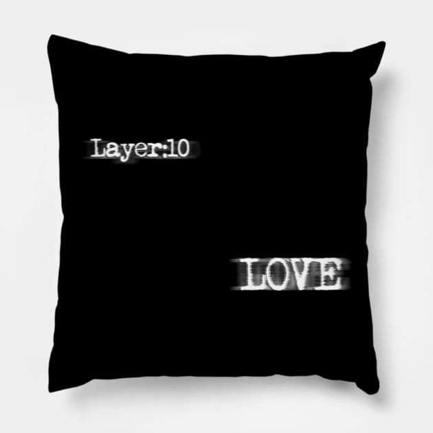 Serial Experiments Lain - Layer:10 Pillow by RAdesigns