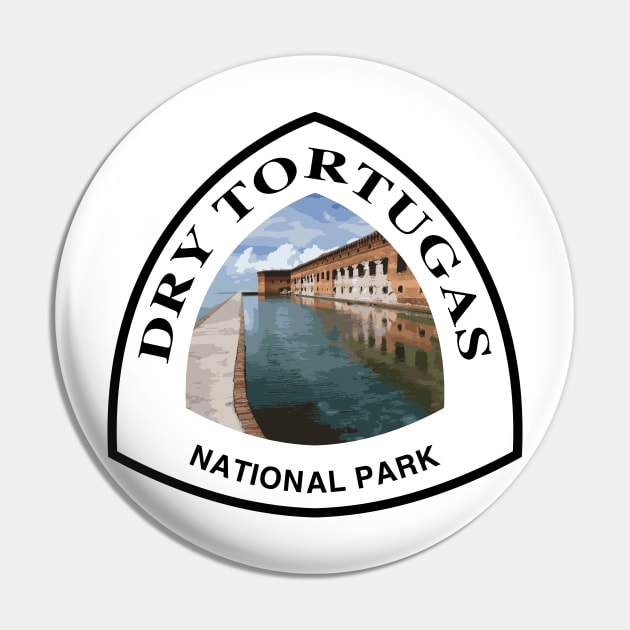 Dry Tortugas National Park shield Pin by nylebuss