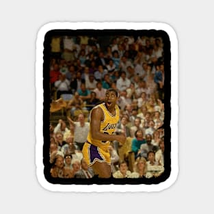 Magic Johnson, During a Lakers Game in The Forum Back in 1986 Magnet