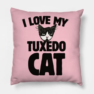 I love my tuxedo cat Pillow