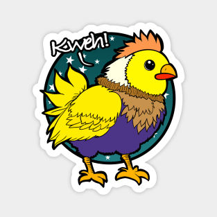 Kweh Fat Chocobo - Final Fantasy Creature - Monster Summon Magnet