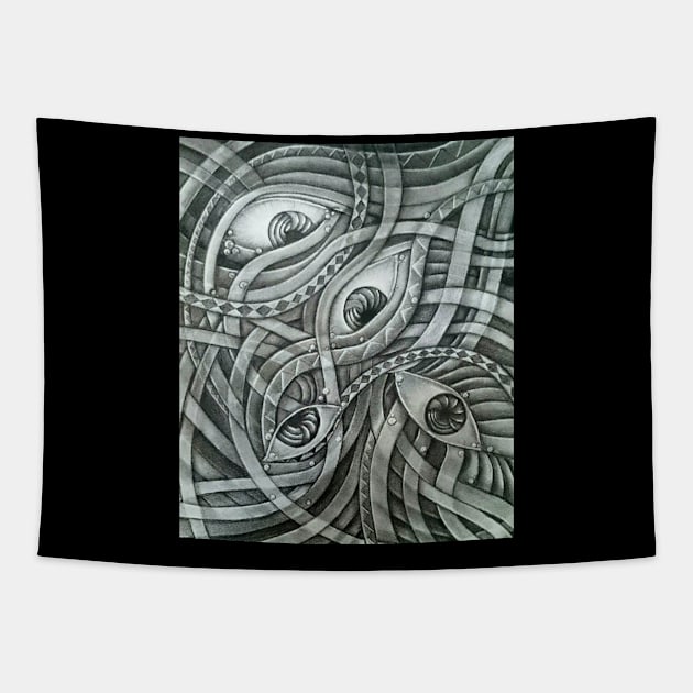 Surreal strips Tapestry by JNAA