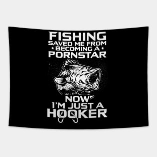 Fishing Saved Me Tapestry