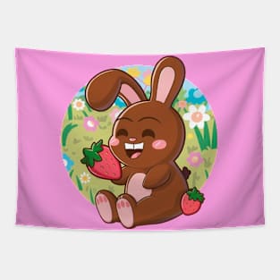 How delicious to enjoy chocolate strawberries Tapestry