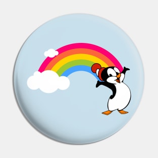 CHILLY WILLY RAINBOW Pin