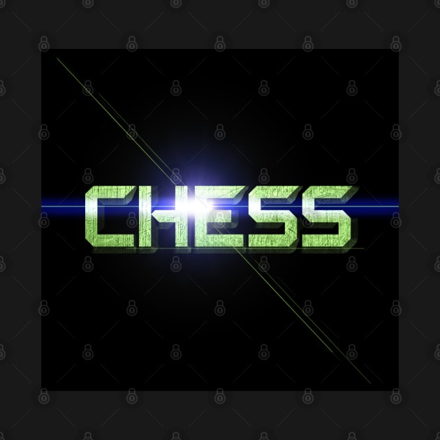 Cool Chess Design - Green by The Black Panther