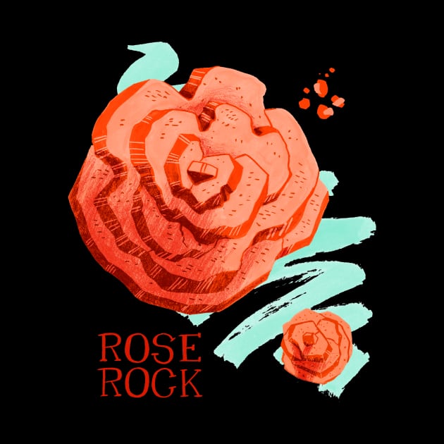 Rose Rock by washburnillustration