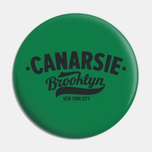 Canarsie Vibes NY  - Brooklyn, minimal Apparel Pin