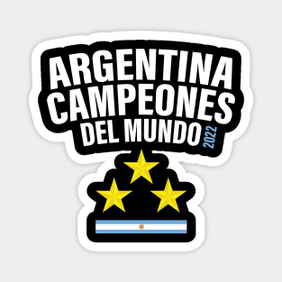Argentina Campeones del Mundo 2022 Magnet