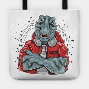 T Rex DJ Music Tote