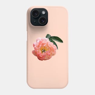 Pink Peony in Sunshine Phone Case