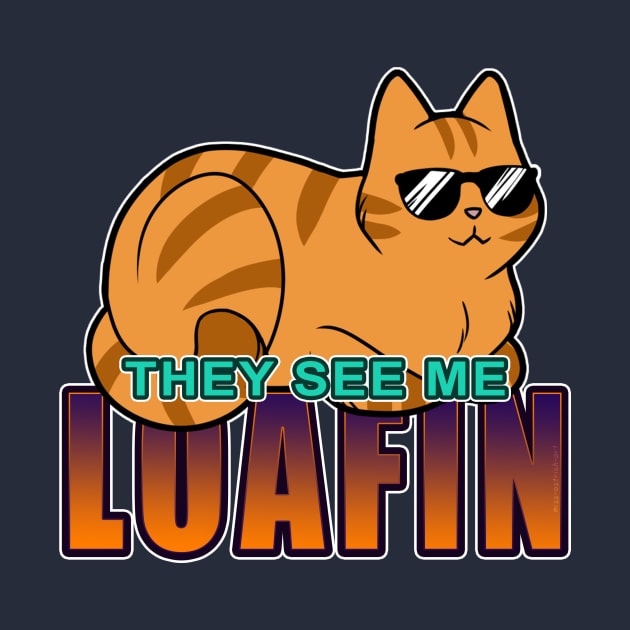 They See Me Loafin' - Orange Cat by MissOstrich