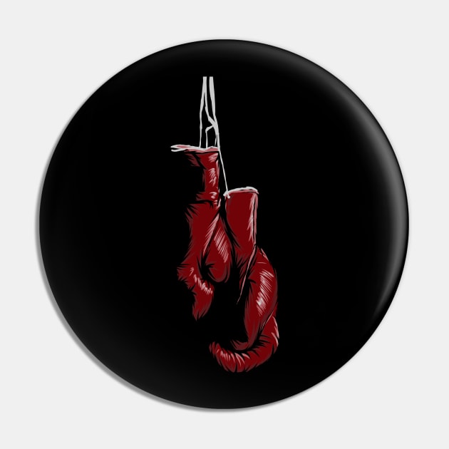 boxing gloves Pin by Amartwork