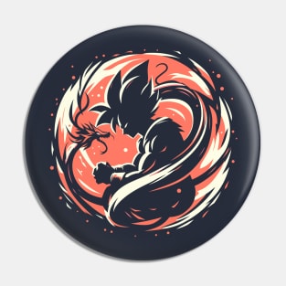 Silhoutte of Dragon Ball #015 Pin