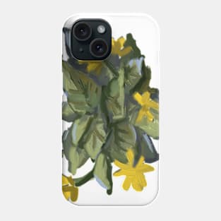 oil painting of plants Phone Case