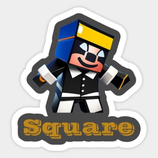 Lil roblox noob Sticker for Sale by Gummybearzz